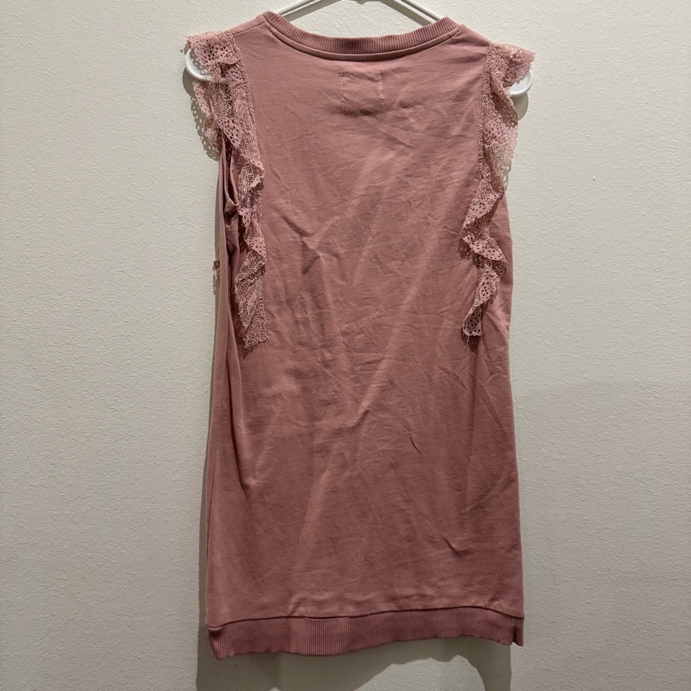Sovereign Code Ruffle Lace Dress - Mauve - Picture 4 of 6